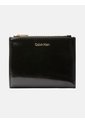 Billetera Negra De Doble Cierre Con Logo Calvin Klein de Calvin Klein