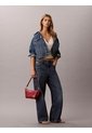 Bolso Rojo De Hombro Tejido Calvin Klein de Calvin Klein