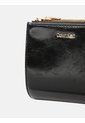 Billetera Negra De Doble Cierre Con Logo Calvin Klein de Calvin Klein
