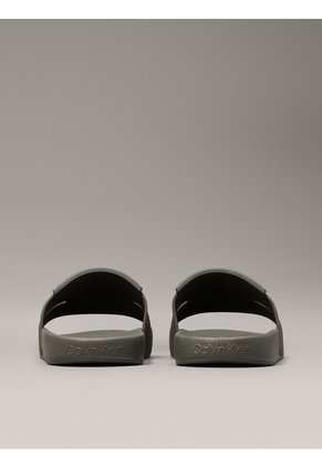 Sandalias Verde Con Logotipo Calvin Klein