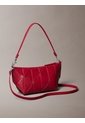 Bolso Rojo De Hombro Tejido Calvin Klein de Calvin Klein