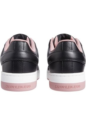 Tenis Negro Basket De Cuero Sintético Calvin Klein