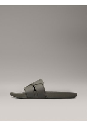 Sandalias Verde Con Logotipo Calvin Klein