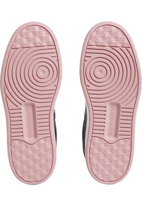 Tenis Negro Basket De Cuero Sintético Calvin Klein