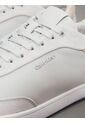 Tenis Gris De Cuero De Perfil Bajo Calvin Klein de Calvin Klein