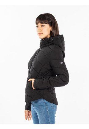 Chaqueta Manga Larga Con Distintivos De La Marca Negro Calvin Klein