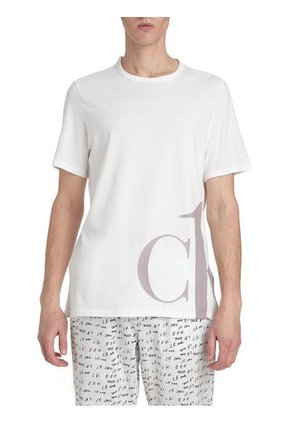Camiseta Blanca De Pijama Para Hombre