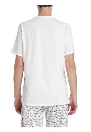 Camiseta Blanca De Pijama Para Hombre