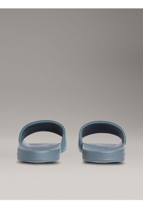 Sandalias Azul Con Logo Calvin Klein
