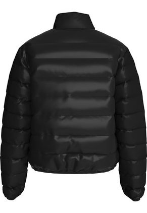 Chaqueta Negra Acolchada De Plumón Con Brillo Ultraligero Calvin Klein