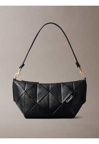 Bolso Negro De Hombro Tejido Calvin Klein Calvin Klein