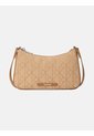 Bolso Beige De Jacquard Con Emblema Calvin Klein de Calvin Klein