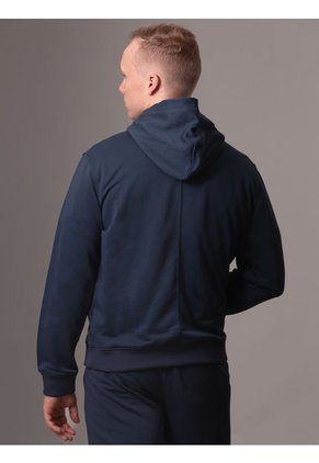 Buzo Azul Sport Con Logotipo Tonal Calvin Klein