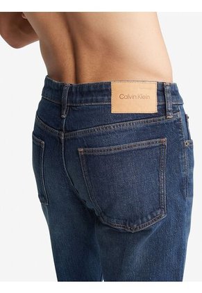 Jeans Azul Slim De Algodón Con Diseño Clásico Calvin Klein