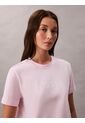 Camiseta Rosada De Corte Clásico Con Gráfico Calvin Klein de Calvin Klein