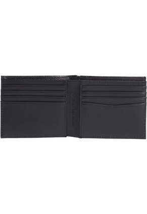 Billetera Negra Y Llavero De Cuero En Set De Regalo Calvin Klein