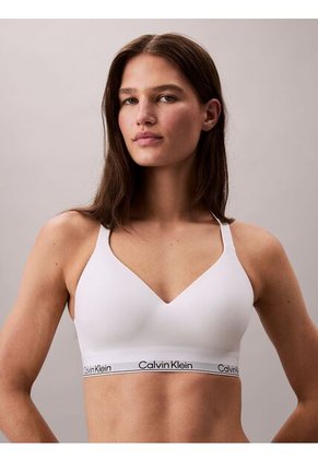 Corpiño Blanco Elevador - Icon Cotton Modal Calvin Klein