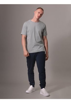 Camiseta Gris Manga Corta Calvin Klein