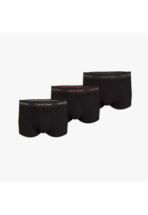 Pack De 3 Boxer Negros Low Rise Trunk - Cotton Strech Calvin Klein