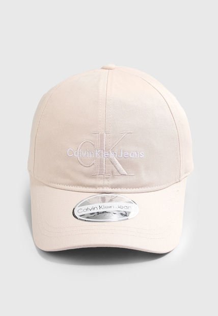 Gorra Beige-Blanco Calvin Klein Monogram
