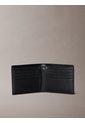 Billetera Negra Billfold Con Logo En Relieve De Cuero Calvin Klein de Calvin Klein