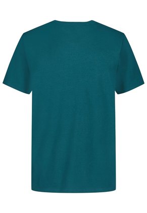 Camiseta Azul Para Niño Manga Corta Con Logo Calvin Klein
