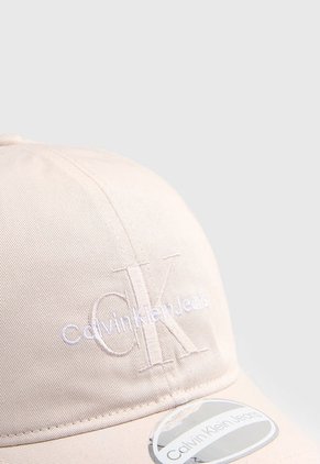 Gorra Beige-Blanco Calvin Klein Monogram