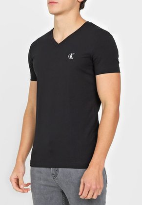 Camiseta Negro-Blanco Calvin Klein