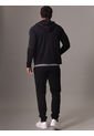 Buzo Negro Deportivo Con Cremallera Calvin Klein de Calvin Klein