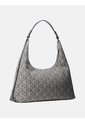Bolso Beige Hobo Mediano En Jacquard De Emblema Calvin Klein de Calvin Klein