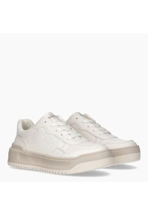Tenis Blanco Low Cut Con Cordones Para Niñas Calvin Klein