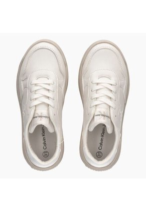Tenis Blanco Low Cut Con Cordones Para Niñas Calvin Klein