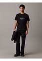 Camiseta Negra Con Monograma Calvin Klein de Calvin Klein