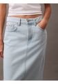 Falda Celeste Denim Maxi Calvin Klein de Calvin Klein
