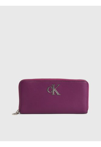 Bolso Con Cierre En El Contorno Mujer Morado Calvin Klein Calvin Klein