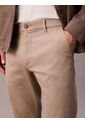 Pantalón Beige Chino Slim De Tejido Elástico Calvin Klein de Calvin Klein