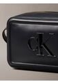 Bolso Negro Cruzado Con Logo Monograma Grabado Calvin Klein de Calvin Klein