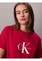 Camiseta Rosada Clásica Con Monograma Estampado Calvin Klein de Calvin Klein