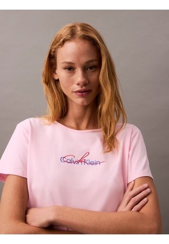 Camiseta Rosada Slim Con Logo Calvin Klein Calvin Klein