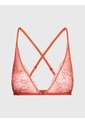 Brassier Rojo De Encaje Con Cierre Frontal Calvin Klein de Calvin Klein
