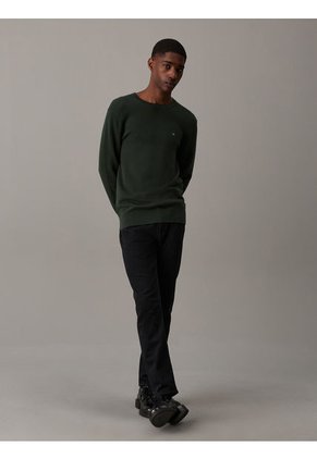 Saco Verde Tejido Structure Micro Pique Calvin Klein