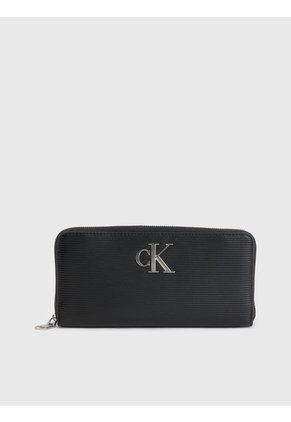 Bolso Con Cierre En El Contorno Mujer Negro Calvin Klein