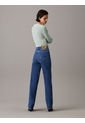 Jeans Azul Oscuro High Rise Straight Calvin Klein de Calvin Klein