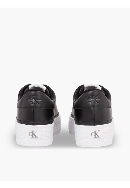 Tenis Perladas De Materiales Reciclados Con Plataforma Mujer Negro Calvin Klein
