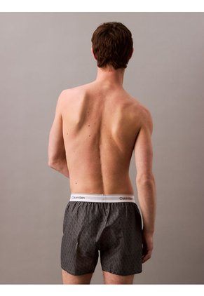 Pantaloneta Negra De Pijama De Poplín De Algodón Calvin Klein