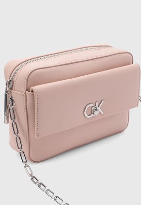 Bolso Manos Libres Calvin Klein Pocket Rosa Nude