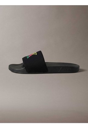 Sandalias Negro Essential Slide Pride Calvin Klein