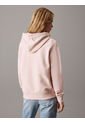 Buzo Rosado De Felpa De Algodón Con Capota Y Logo Calvin Klein de Calvin Klein