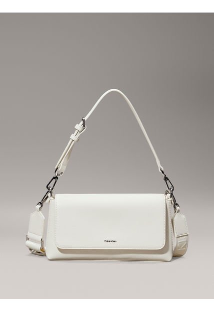Bolso Beige De Hombro Convertible Calvin Klein