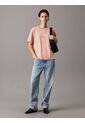 Camiseta Beige Holgada Con Monograma Calvin Klein de Calvin Klein